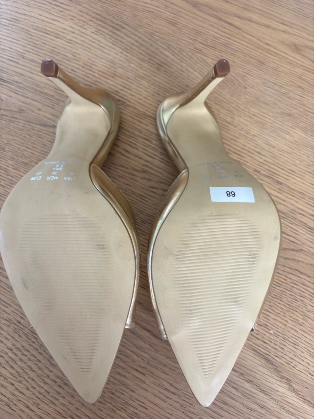 Olive Brand Metalic Gold  Shoes from Brazil - Picture 6 of 8